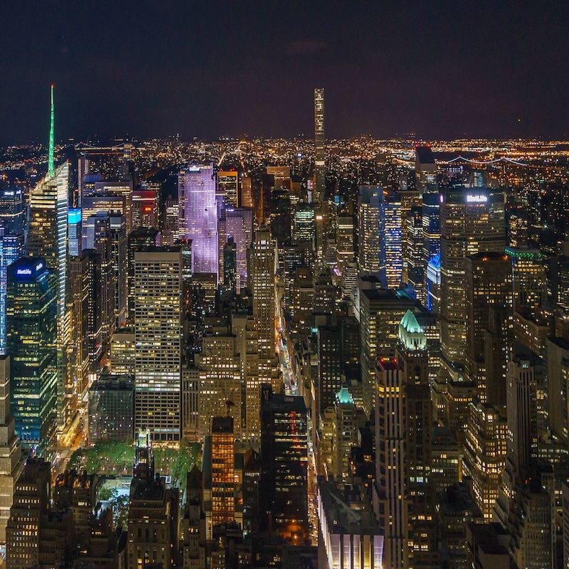 View from the top of the Empire State Building